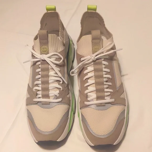 Michael Kors Shoes Michael Kors Mens Lucas Knit And Leather - Main Image